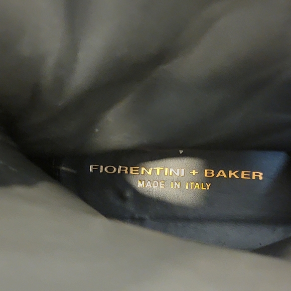 Fiorentini + Baker burgundy suede 3 buckle knee boots - Picture 13 of 13